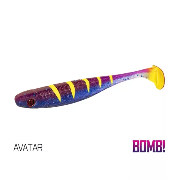 Delphin DuoPACK BOX BOMB! Rippa / 12x 5 pz 5cm/AVATAR esca morbida