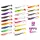 Delphin DuoPACK BOX Top mix BOMB! Rippa / 12x 5 pz 5cm/MIX esca morbida