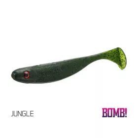   Delphin DuoPACK BOX BOMB! Rippa / 12x 5 pz. 5cm/JUNGLE esca morbida