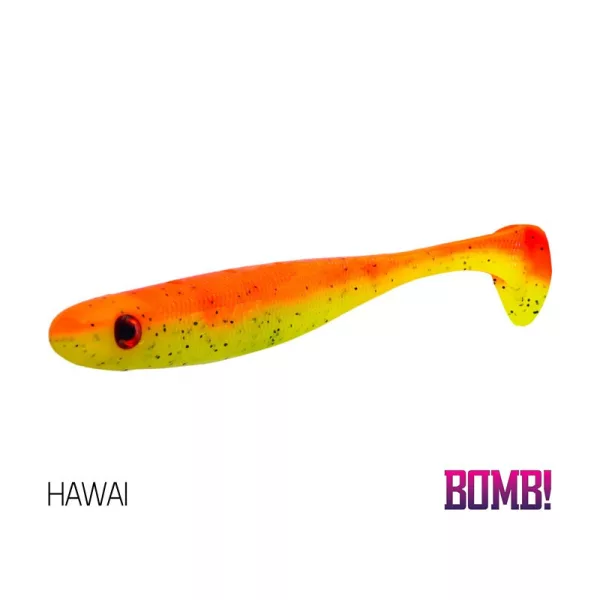 Delphin DuoPACK BOX BOMB! Rippa / 12x 5 pz. 5cm/HAWAI esca morbida