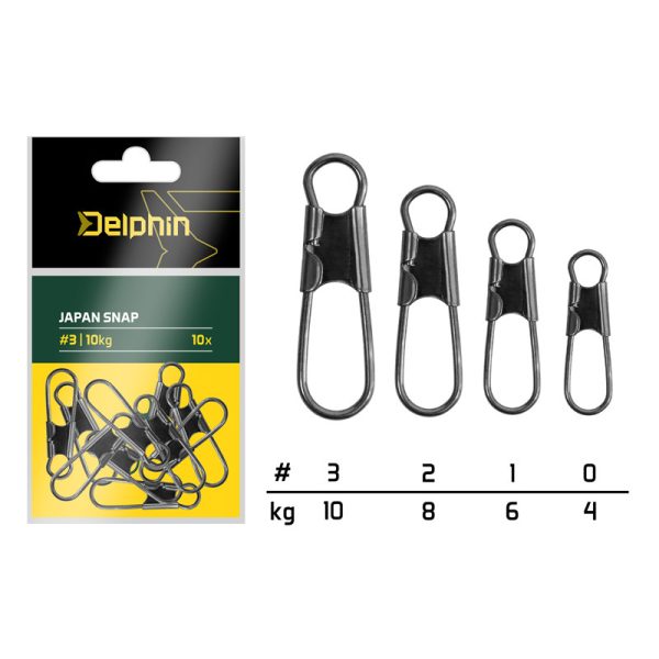 Delphin Moschettone Japan Snap #0 10pz