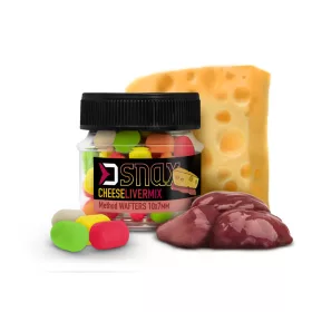   Delphin MIX D SNAX WAFT esca 10x7mm/20g Formaggio - fegato wafters