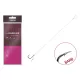 Delphin FLR D-rig 8cm 0,22mm Taglia 6 Amo Pre-legato con Occhiello con Ardiglione con Bait Spike 6pz