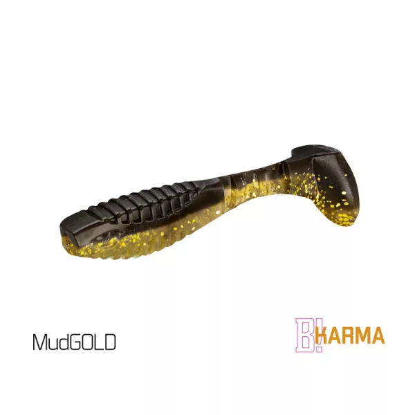 Delphin Karma UVs - MudGold 10cm Esca in Plastica 5 pezzi