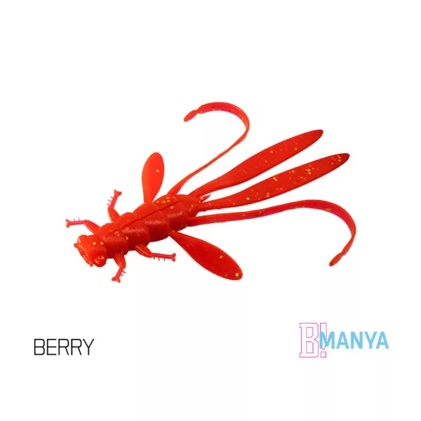 Delphin Manya UVs Ninfa - Berry 10,5cm Esca in Plastica 5 pezzi