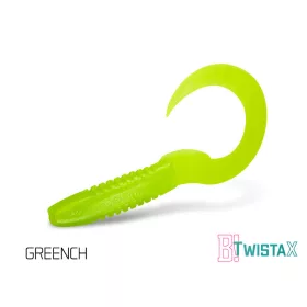   Delphin TwistaX Eeltail UVs - Greench 15cm Esca in plastica 5pz