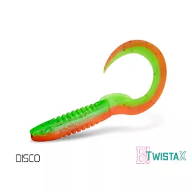   Delphin TwistaX Eeltail UVs - Disco 15cm Esca in plastica 5pz