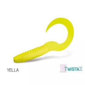   Delphin TwistaX Eeltail UVs - Yella 15cm Esca in plastica 5pz