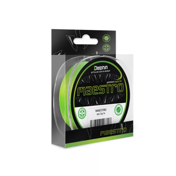 Delphin Maestro Verde Fluo 0,21mm 150m Trecciato per lenza principale