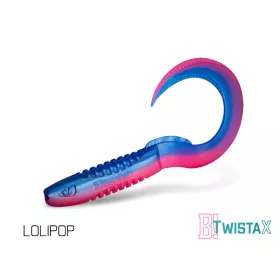  Delphin TwistaX Eeltail UVs - Lolipop 15cm Esca in plastica 5pz