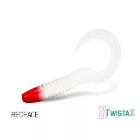   Delphin TwistaX Eeltail UVs - Redface 6cm Esca in plastica 5pz