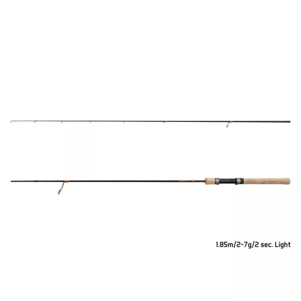 Delphin Corx Spin Light 1,85m 2-7gr Canna da Spinning 2 Pezzi