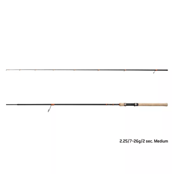 Delphin Corx Spin Medium 2,25m 7-26gr Canna da Spinning 2 Pezzi