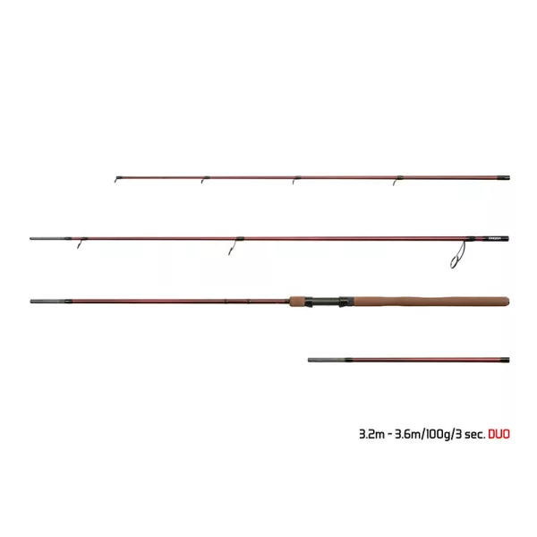Delphin Magma Legend4ry Duo Canna da feeder 3 pezzi 3,2-3,6m 100gr
