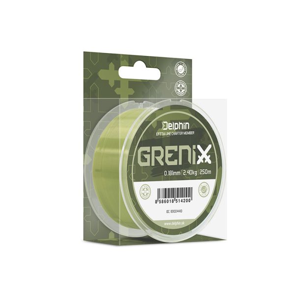 Delphin Grenix Verde 0,181mm 500m Filo Monofilo Principale
