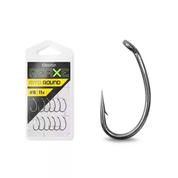 Delphin Reaxe MTD Round Amo Feeder con occhiello e ardiglione #12 11pz