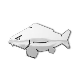 Delphin Carp Adesivo 3D Cromo