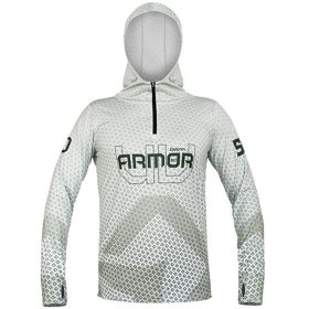   Delphin UV Armor 50+ Maglietta a maniche lunghe con cappuccio Olive 2XL