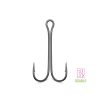 Delphin B! Double 4/0 Ami con occhiello, doppio uncino con barbetta 8 pezzi