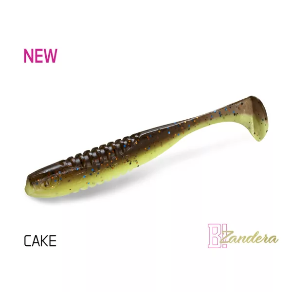 Delphin Zandera FlexiFloat UVs Cake 12cm Esca in plastica 5 pezzi