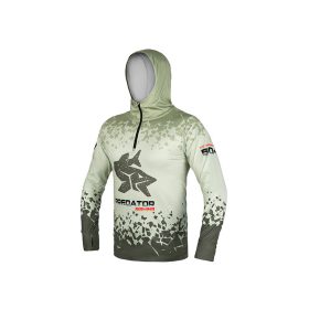   Delphin UV Armor 50+ Predator Maglietta a Maniche Lunghe con Cappuccio XL