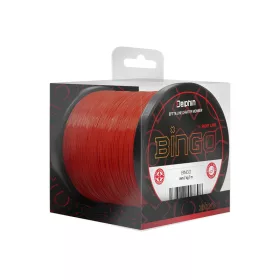   Delphin Bingo Matt 0,28mm 600m Filo Monofilo Rosso Scuro Opaco