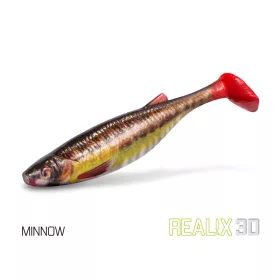 Delphin Realix 3D Minnow 13cm Esca in gomma 2pz
