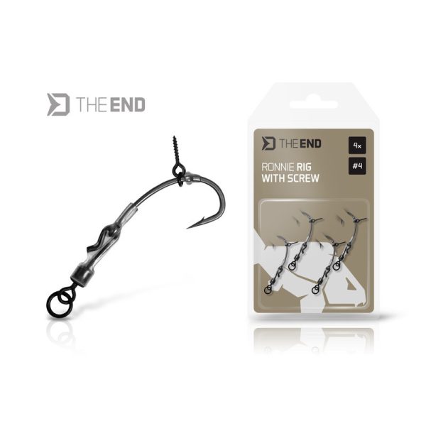 Delphin The End Ronnie Rig con vite per esca 8 4pz