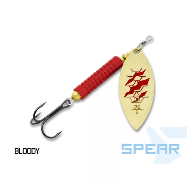 Delphin Spear Spinner Bloody 17gr Rotante