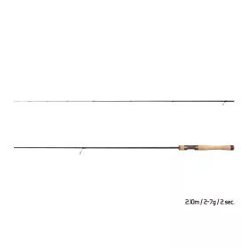   Delphin Troutera HardLure 2,10m 2-7gr Canna da Spinning in 2 Pezzi
