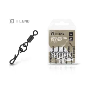   Delphin The End Q-Cast Girella con Anello e Clip Rapida 4 10pz