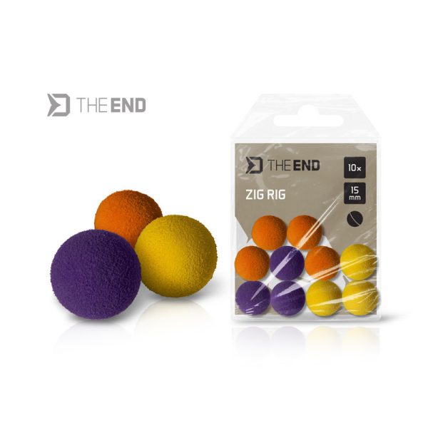 Delphin TheEnd Colori Misti 15mm Zig Rig 10 pz