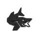 Delphin Pike Adesivo 3D Cromato
