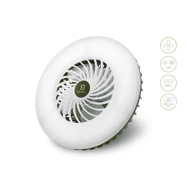 Delphin Ventix Ventilatore con Illuminazione 4400mAh