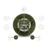 Delphin Ventix Ventilatore con Illuminazione 4400mAh