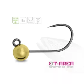   Delphin T-Area BL Tungsten Jig 4mm 0,6gr 6 Testine Micro Jig Dorate 5db