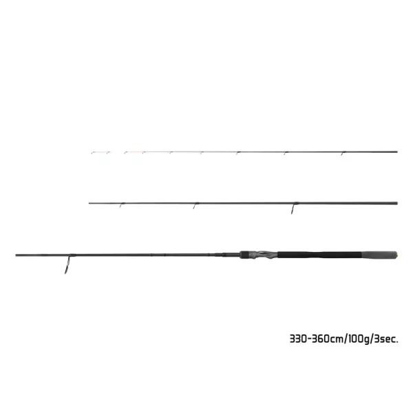 Delphin Xtenz 3,30-3,60m 100gr 3 részes Feeder Bot