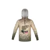Delphin UV Armor 50+ Trout Kapucnis Hosszúujjú Póló 3XL
