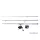 Set da carpa Delphin CorsaBlack Nero 3,60m con canna in 3 pezzi, mulinello Corzar 8T e lenza Impulz 0,30mm