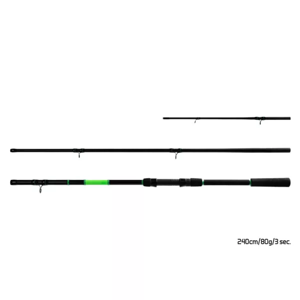 Delphin Wasabi Feeder NXT 2,40m 80gr 3 részes Feeder Bot