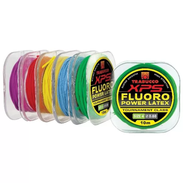 Trabucco XPS Fluoro Latex 6/1,0mm 10m Gomma Piena da Roubaisienne