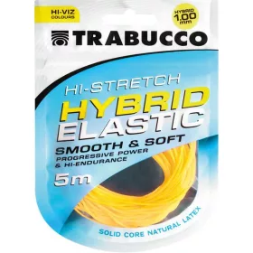   Trabucco HI-Stretch Elastico Ibrido 1,0 mm Elastico Ibrido per Roubaisienne 5m