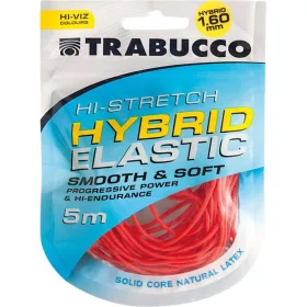   Trabucco HI-Stretch Elastico Ibrido 1,6mm Elastico Ibrido per Roubaisienne 5m