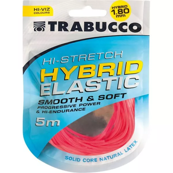 Trabucco HI-Stretch Elastico Ibrido 1,8mm Elastico Ibrido per Roubaisienne 5m