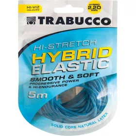   Trabucco HI-Stretch Elastico Ibrido 2,2mm Elastico Ibrido per Roubaisienne 5m