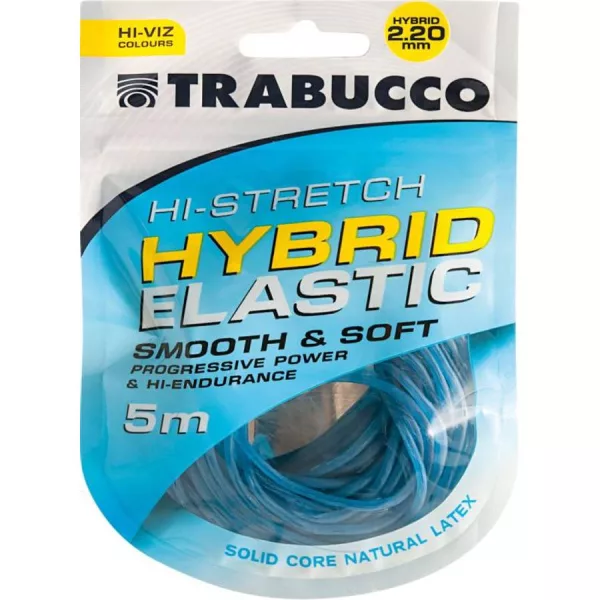 Trabucco HI-Stretch Elastico Ibrido 2,2mm Elastico Ibrido per Roubaisienne 5m