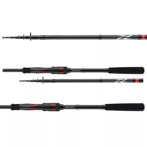 Daiwa Ninja X-Compact Spin 2,45m 15-50gr Teleszkópos Pergető Bot