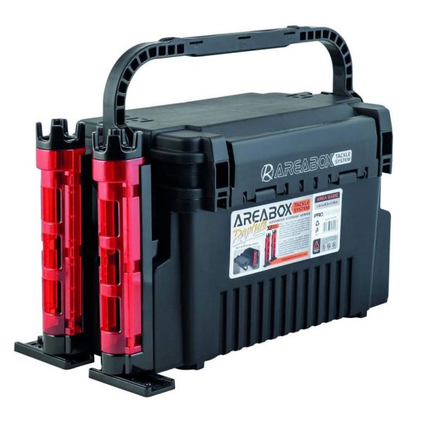 Rapture Areabox Tackle System Area Trout Scatola con 2 Portacanne 43,5x28x23cm