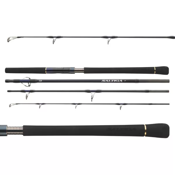 Daiwa Saltiga Air Portable Popper 2,40m 120-165gr 4 részes Tengeri Pergető Bot