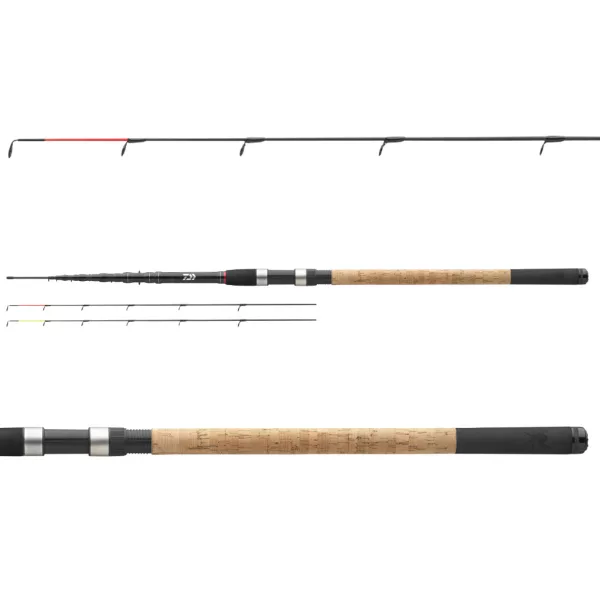 Daiwa Black Widow Tele Feeder 3,30m 100gr 6+2 részes Feeder Bot